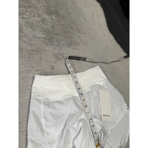 New Lululemon Speed Up HR High Rise Shorts 4" Lined White Sz‎ 4 - Picture 4 of 7
